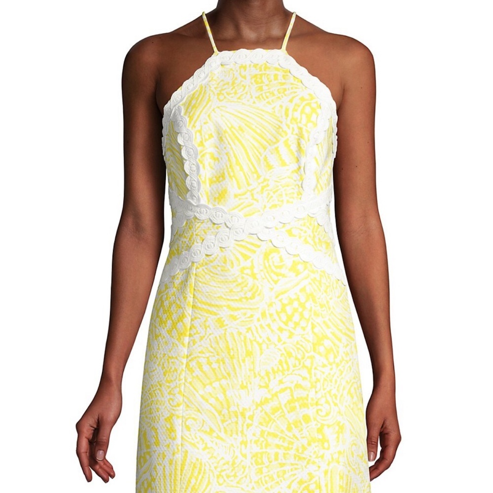 Lilly Pulitzer Pearl Halter Lace Dress